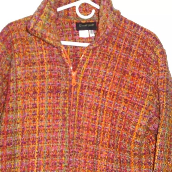 Invisible World Jacket -  Juneau Alaska  -  Art to Wear  Handmade Large - Picture 3 of 7